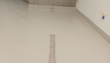 Después de la aplicación de Epoxi